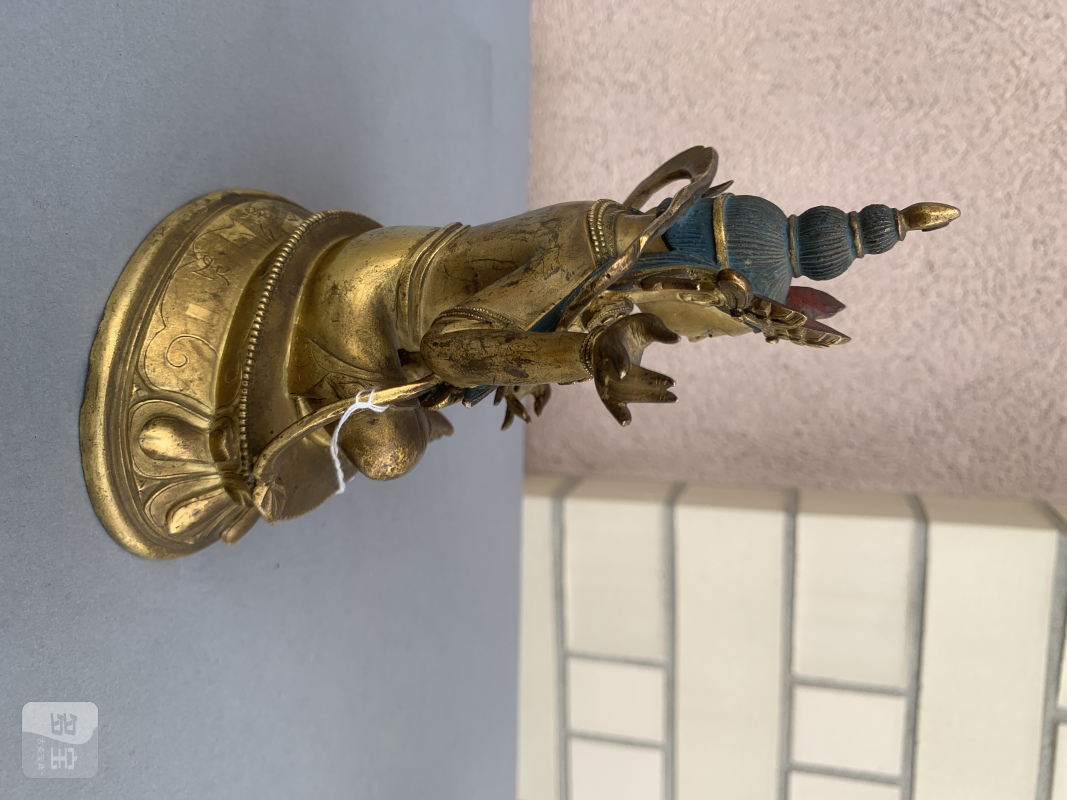 A gilt-bronze figure of a Bodhisattva - 图10